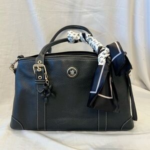 Dooney & Bourke Pebbled Leather Domed Satchel